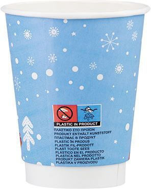 Intertan Ποτήρι μιας Χρήσης Χάρτινo Καφέ 240ml