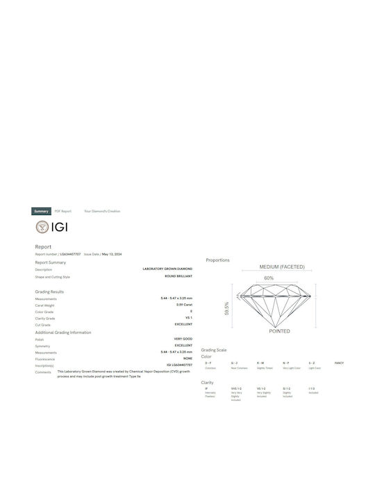 Diamond Jools Μονόπετρο από Λευκόχρυσο 18Κ Diamond Jools Μονόπετρο από Λευκόχρυσο 18Κ