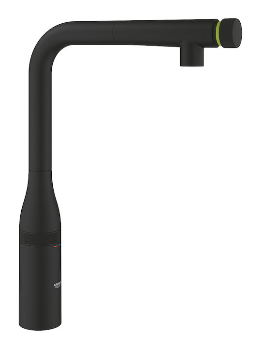 Grohe Μπαταρία Κουζίνας Πάγκου Μαύρη Grohe Μπαταρία Κουζίνας Πάγκου Μαύρη