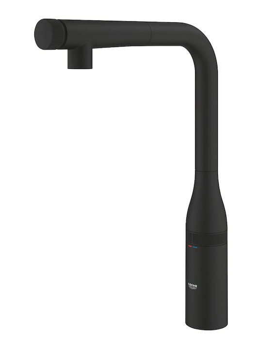 Grohe Μπαταρία Κουζίνας Πάγκου Μαύρη