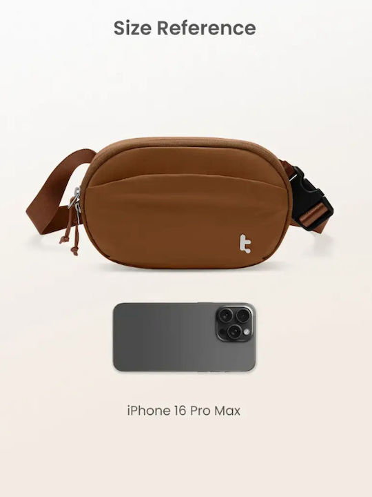 tomtoc Belt Bag Brown