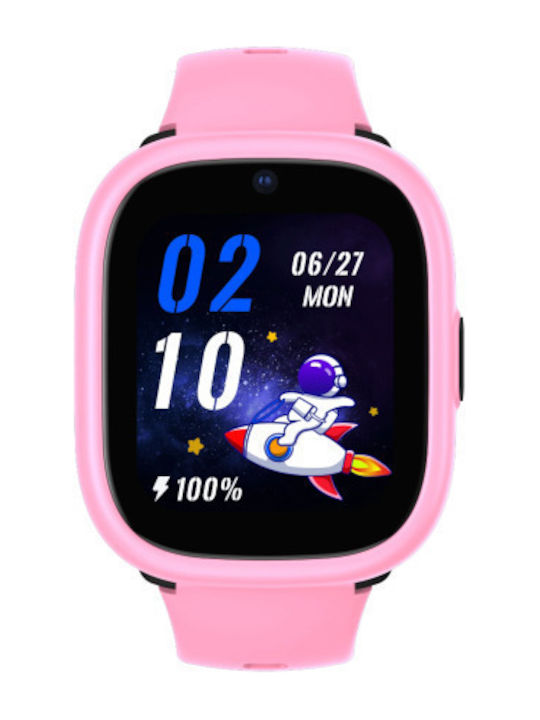 Kiddoboo Παιδικό Smartwatch x Lagenio WatchMe 4G K3 με Κάμερα Ροζ