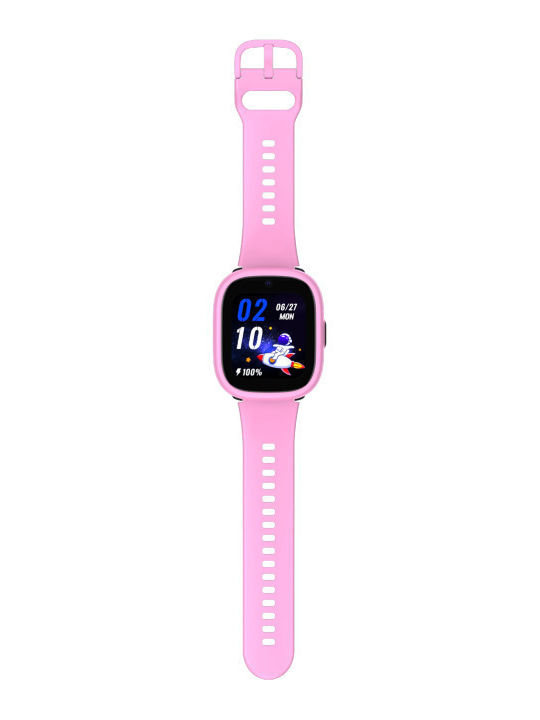 Kiddoboo Παιδικό Smartwatch x Lagenio WatchMe 4G K3 με Κάμερα Ροζ