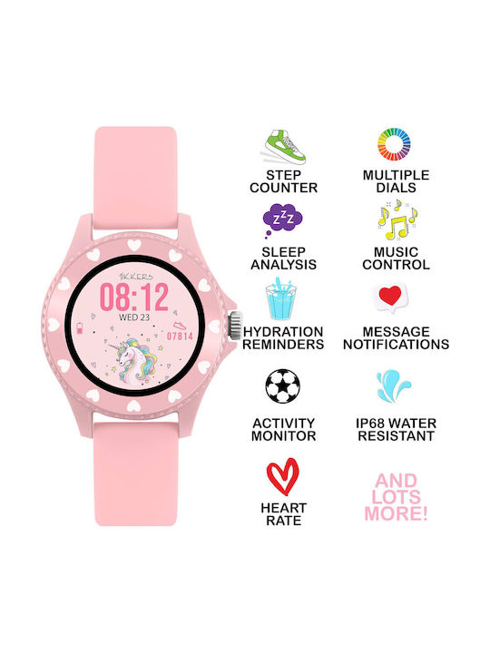Tikkers Kinder-Smartwatch Rosa