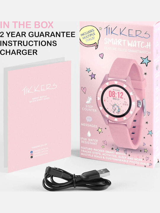 Tikkers Kinder-Smartwatch Rosa