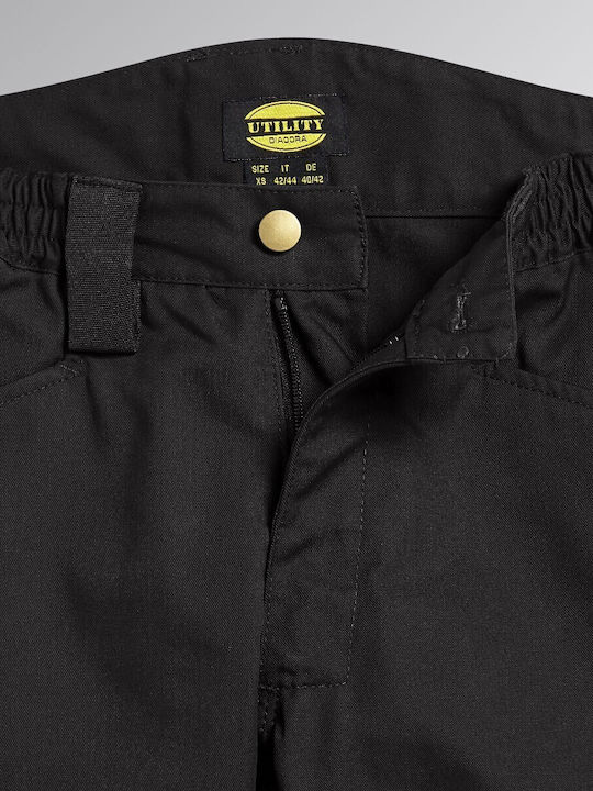 Utility Diadora Staff Cargo Παντελόνι Εργασίας Black 160301