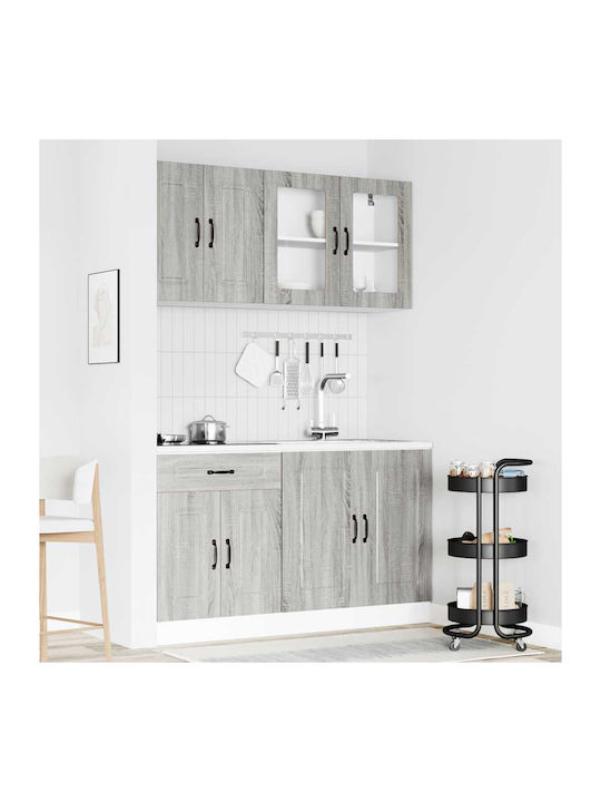 Vidaxl Kitchen Cabinet Set 4 Pieces Kalmar Engineered Wood