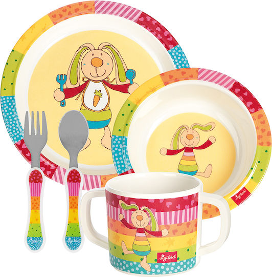 Sigikid Feeding Set made of Melamine 5pcs