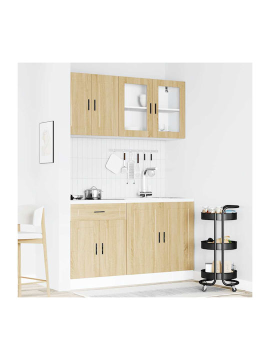 Vidaxl Kitchen Cabinet Set 4 Pieces Kalmar Engineered Wood