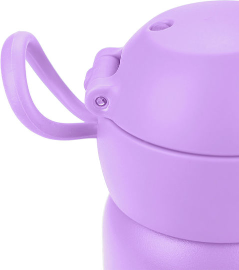 Estia Wonder Bottle Save the Aegean Kids Water Bottle Thermos Stainless Steel with Straw Non Spill Ocean Buddies 350ml (Various Designs/Colours)