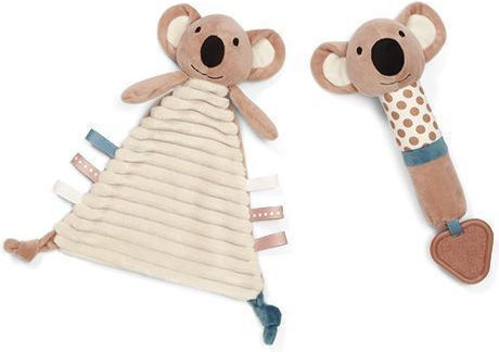 Babyono Baby Blanket with Pacifier Holder Koala Charlie