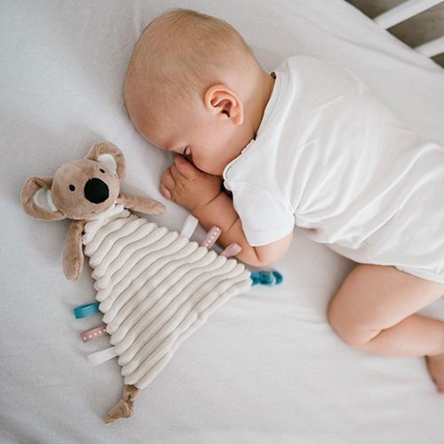 Babyono Baby Blanket with Pacifier Holder Koala Charlie