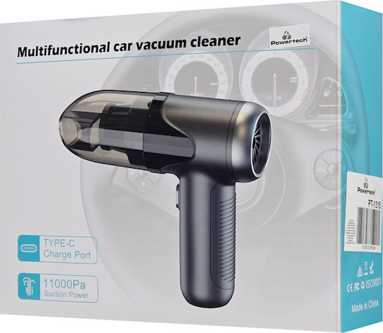 Powertech Car Handheld Vacuum Dry Vacuuming with Power 60W Rechargeable 12V