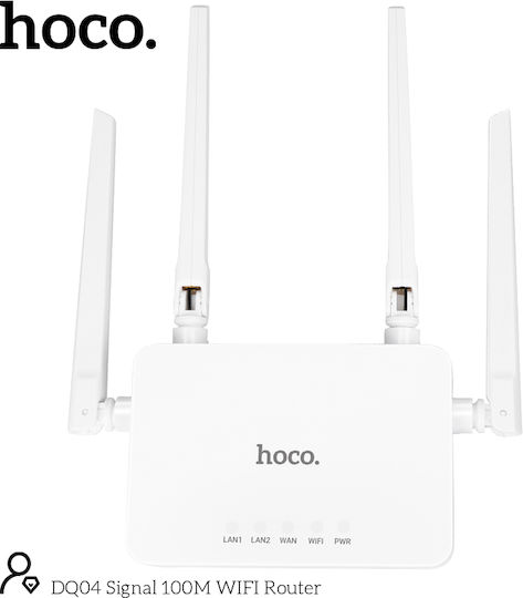 Hoco DQ04 Drahtlos Router mit 3 Anschlüssen Ethernet