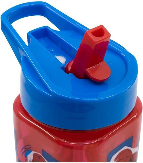 Stor Arachnid Kids Water Bottle Spiderman Plastic 530ml