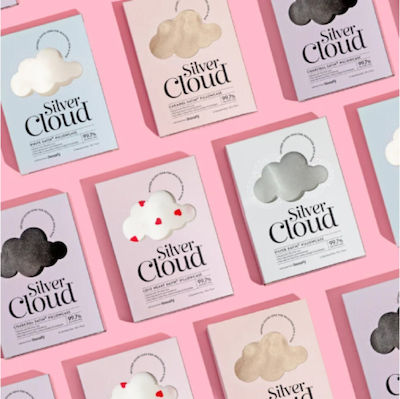 Love Snoozzy Silver Cloud Pillowcase Set White 50x75cm.