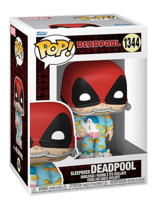 Funko Pop! Marvel: Deadpool Sleepover Bobble-Head Funko Pop! Marvel: Deadpool Sleepover Bobble-Head