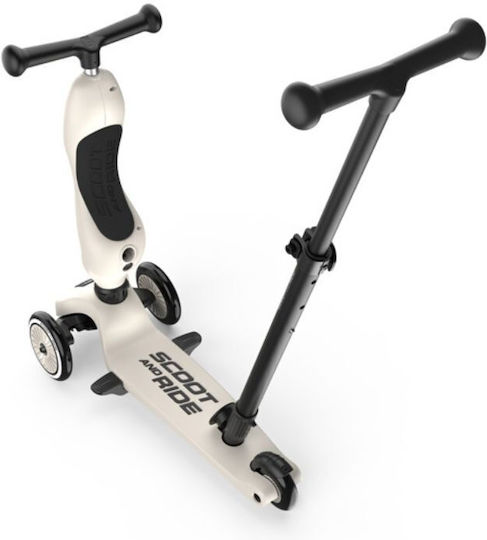 Scoot & Ride Kids Scooter Highwaykick 1 3-Wheel with Seat for 1-5 Years Gray