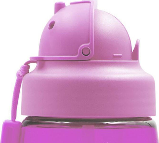 Laken Kids Water Bottle Plastic with Straw Non Spill Formage Tritan 450ml