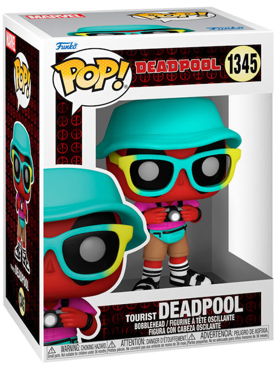 Funko Pop! Marvel: Deadpool - Deadpool Tourist 1345 Bobble-Head