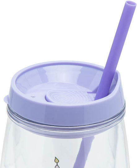 Becher mit Strohhalm Kuchen 330ml Yolo 90581