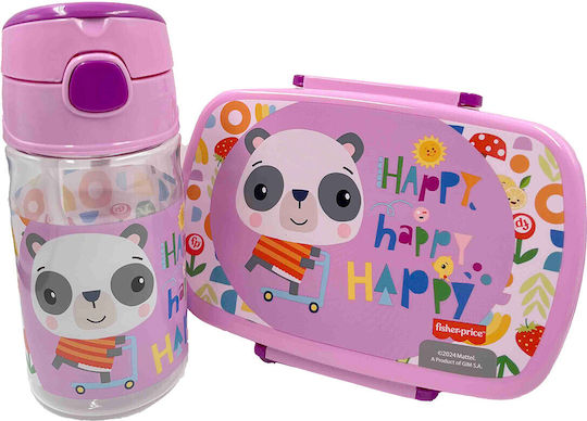 Gim Tritan Water Bottle 350ml Panda Fisher Price 571-68204