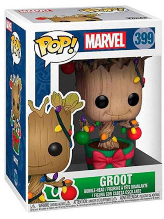 Funko Pop! Marvel: Groot Holiday Bobble-Head