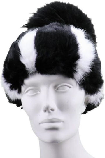 Pom Pom Beanie Unisex Căciulă Tricotat în culoarea Negru