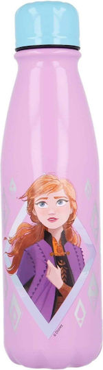 Gim Frozen Παιδικό Παγούρι Frozen Αλουμινίου Μωβ 600ml