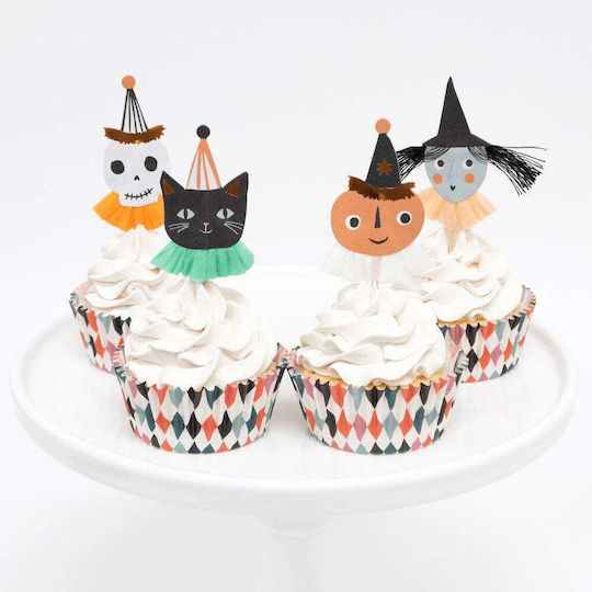 Meri Meri Kit Φορμάκια για Cupcakes για Party Halloween 24τμχ