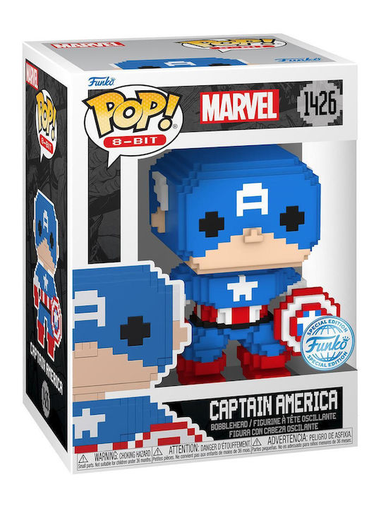 Funko Pop! Bobble-Head 8-Bit: Marvel - Captain America 1426 Special Edition