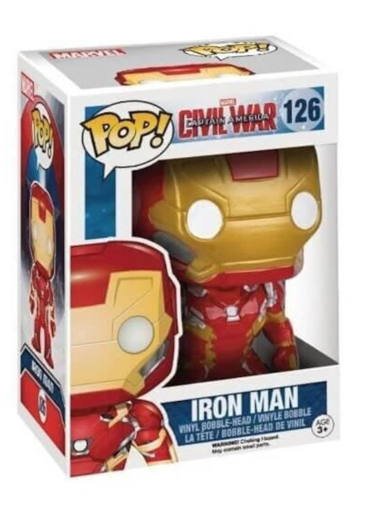 Funko Pop! Movies: Marvel - Iron Man 126 Bobble-Head