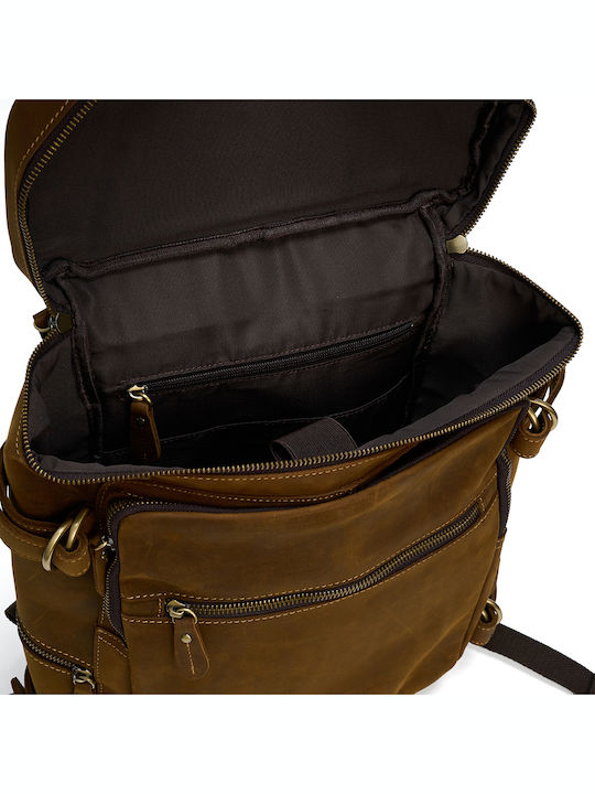 Jolar Backpack Αδιάβροχο 15lt Καφέ