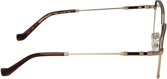 Hackett Metal Eyeglass Frame Gold HEB294-423