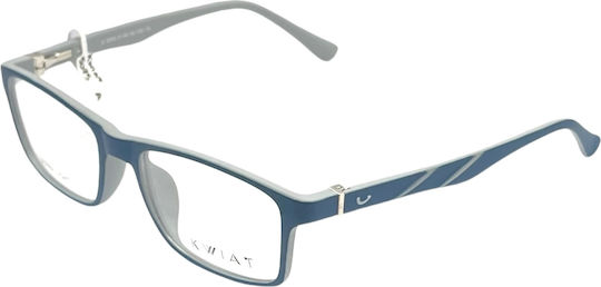 Kwiat Kinder Acetat Brillengestell Blau K 5075 A