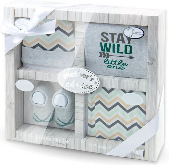 Mother's Choice Set Cadou pentru Bebeluși pentru 0-6 luni 4buc