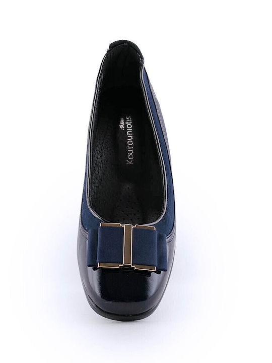 Pumps mit mittelhohem Absatz Blau