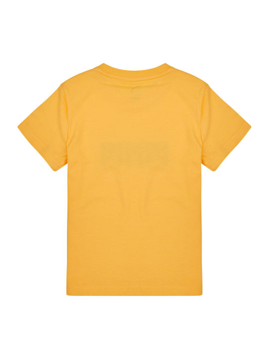 Kinder-T-Shirt Gelb Logo