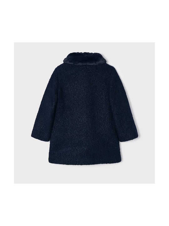 Mayoral Kids Coat Navy Blue