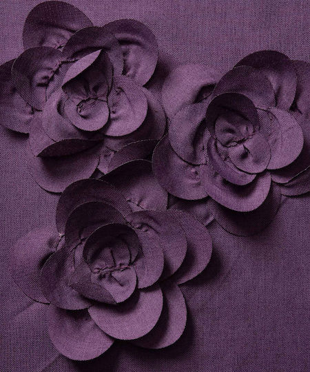Silk Fashion Карирана Покривка За Маса 558 Лилава 85x85см Silk Fashion Карирана Покривка За Маса 558 Лилава 85x85см