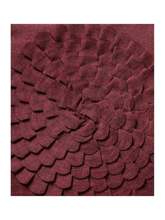 Silk Fashion Checkered 538 Bordeaux 130x130cm