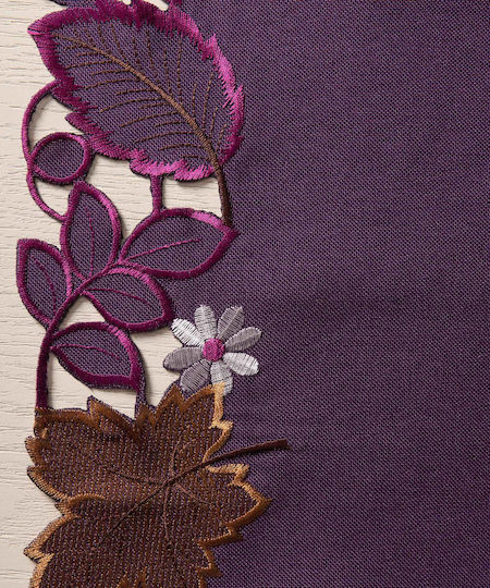 Silk Fashion Runner 19315 Лилав 38x172см Silk Fashion Runner 19315 Лилав 38x172см