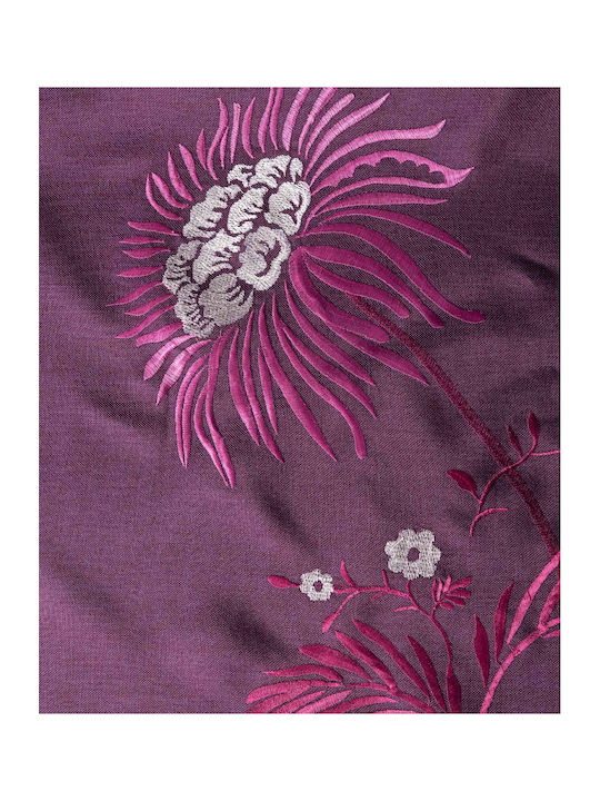 Silk Fashion Kariert 5126 Purple 130x130cm