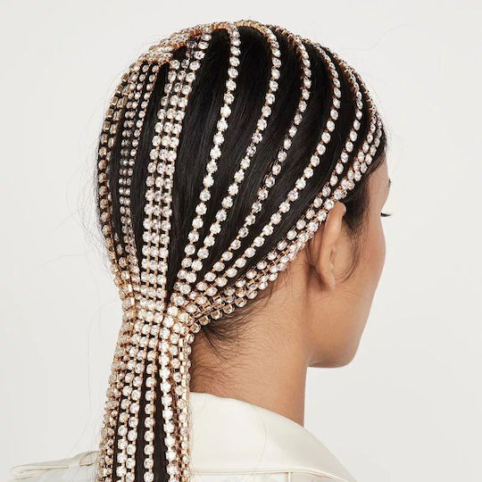 Κόσμημα Τύπου Στέκα Χρυσό Nadia Head Accessory Ac208 Hair Duty Hrd-ac208