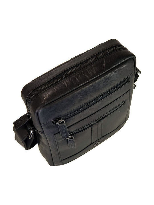 Leather Men's Bag Shoulder / Crossbody Black