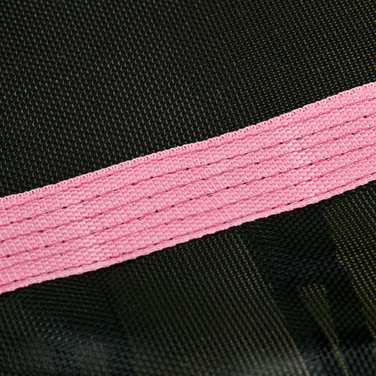 HomCom Gymnastics Trampoline Diameter 163.5cm with Pink Net
