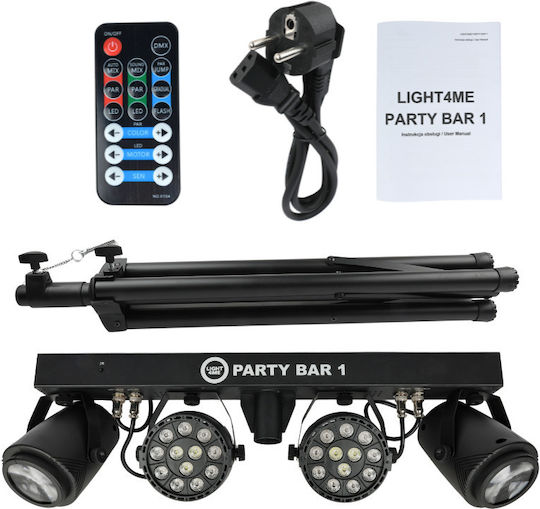 Light4me Φωτορυθμικό LED PAR DMX RGBW / RGBWA