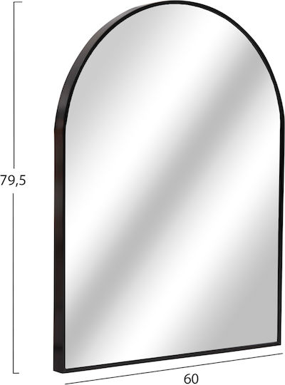 HomeMarkt Archer Οβάλ Μαύρος 79x60cm HomeMarkt Archer Οβάλ Μαύρος 79x60cm