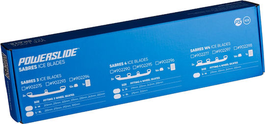 Powerslide Sabres 4 остриета черни
