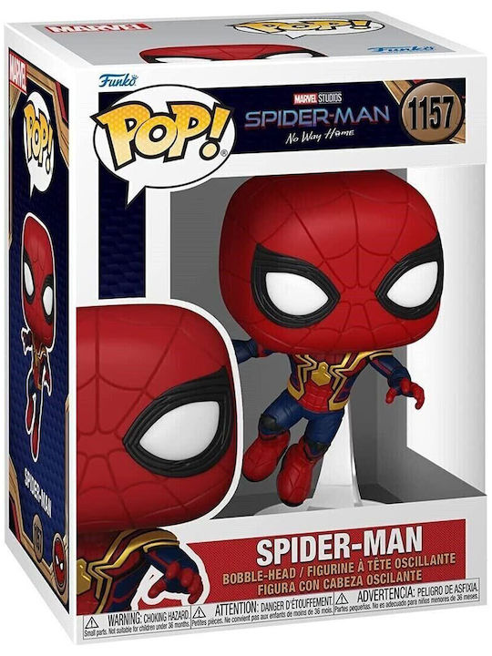 Funko Pop! Marvel: Marvel - Spider-Man (Leaping) 1157 Bobble-Head